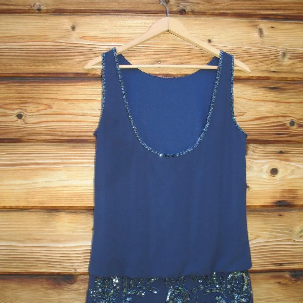 NWT Adrianna Papell Sleeveless Beaded Cocktail Mini Dress - Image 8