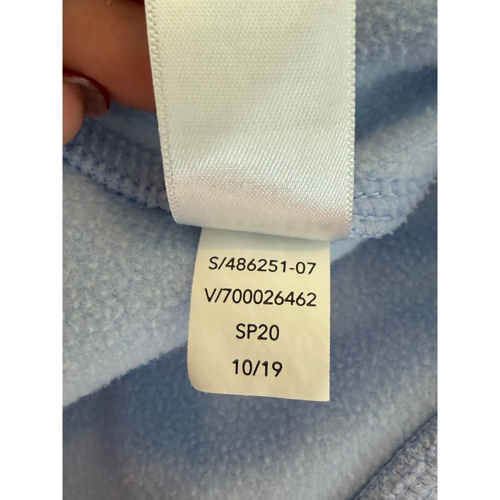 Athleta Light Blue Zip Up Jacket Women's Size M‎ Athletic Sporty - Image 7