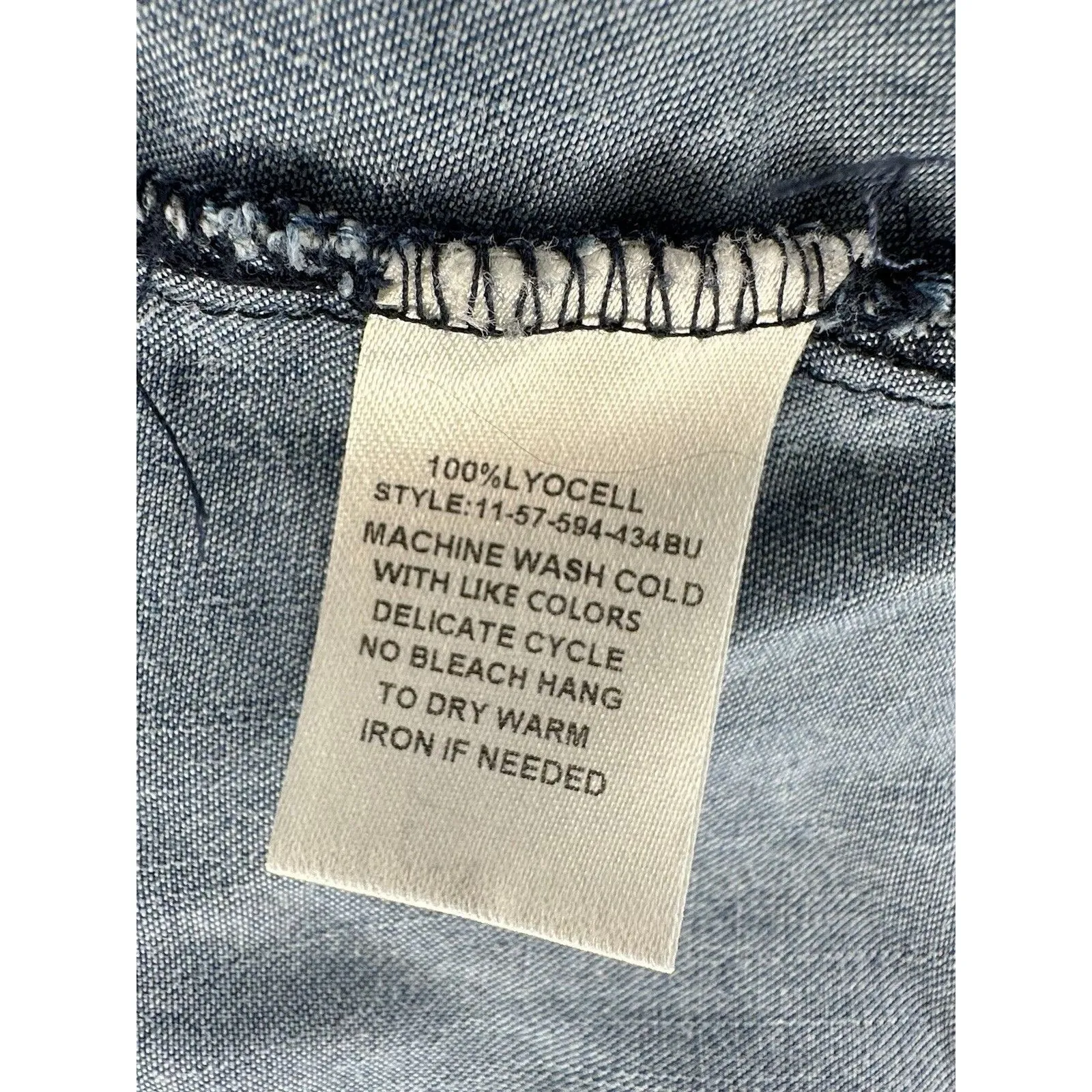 Stetson Lightweight Strappy Denim Sundress Size S Small EUC!!! - Image 6