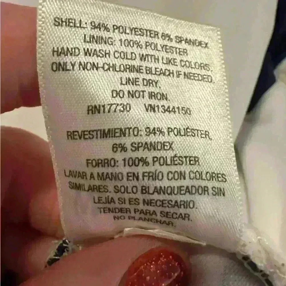 Women’s Navy Blue Mossimo One Piece Bathing Suit - Image 5