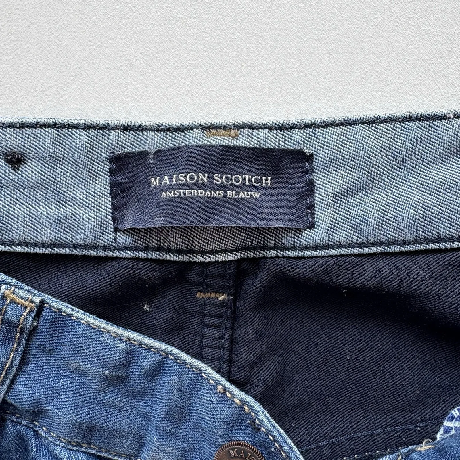 Maison Scotch L'Adorable Boyfriend Jeans Women's Size 28 Button Fly Distressed - Image 5