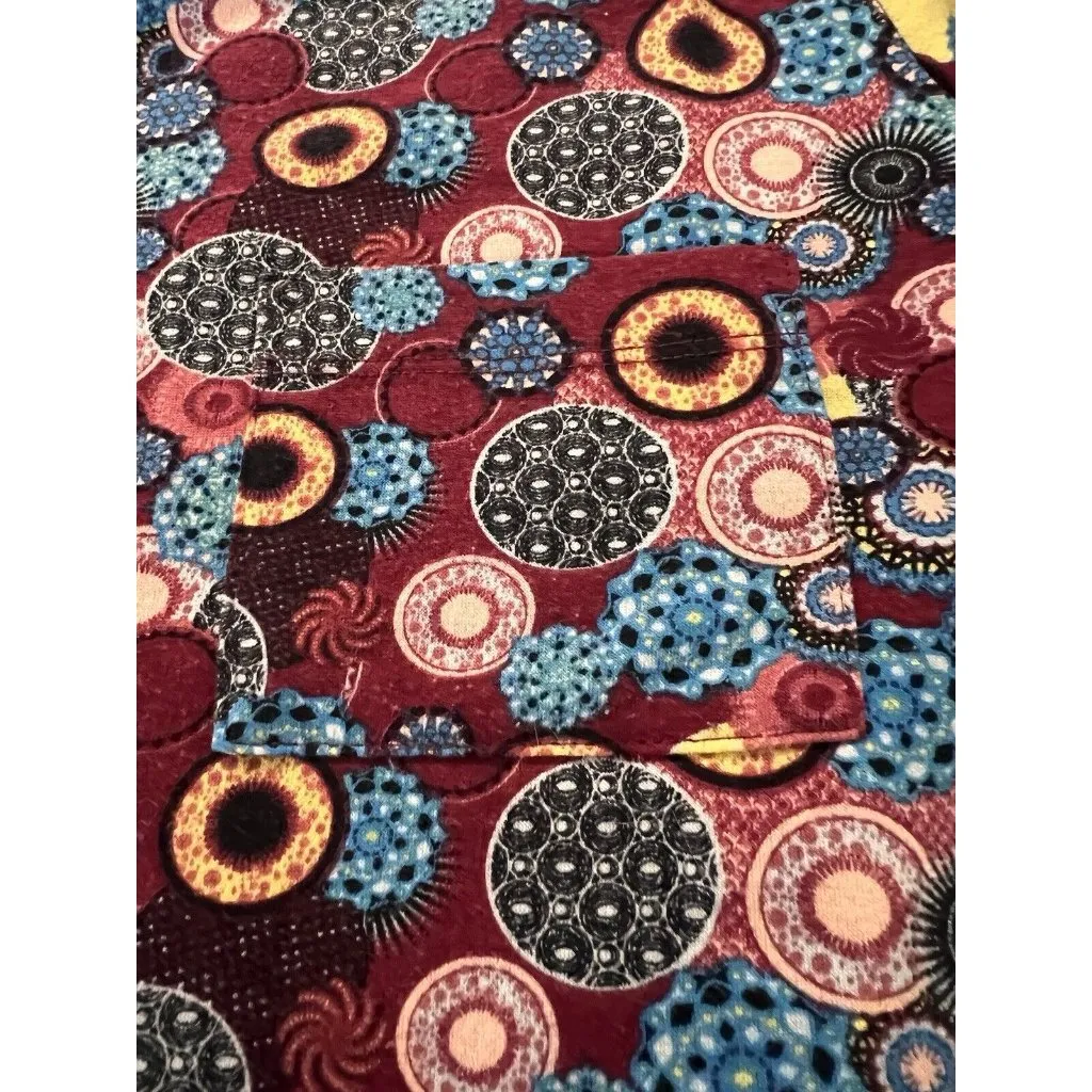 LuLaRoe High Lo Pocket Tshirt‎ Dress Geometric Size Large Simply Comfortable! - Image 9