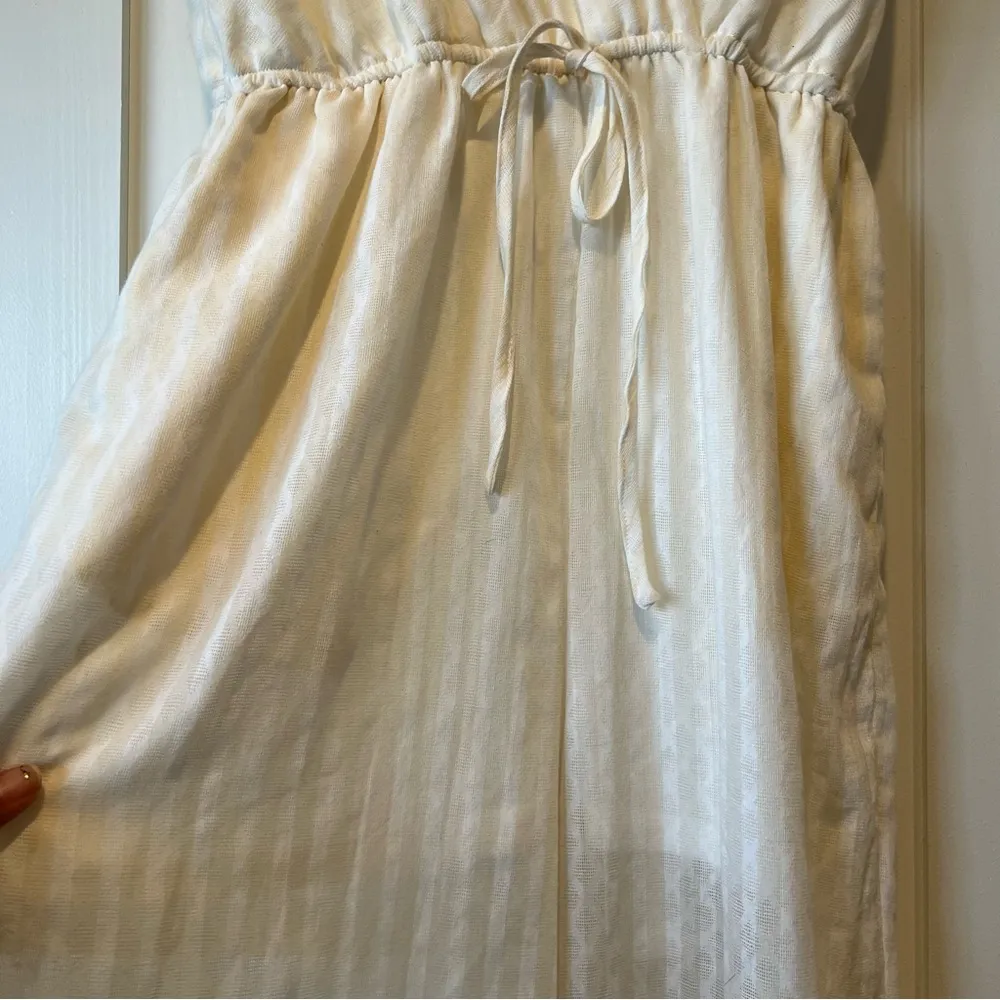 Andree by Unit Wide Leg Striped Sleeveless Jumpsuit M w/pockets - Image 5