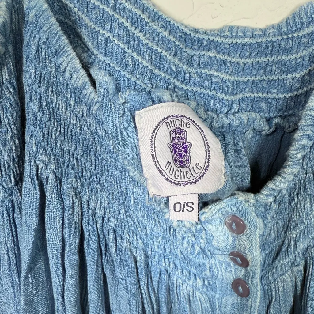 Muche & Muchette Blue Flowy Dress Size Onesize - Image 3