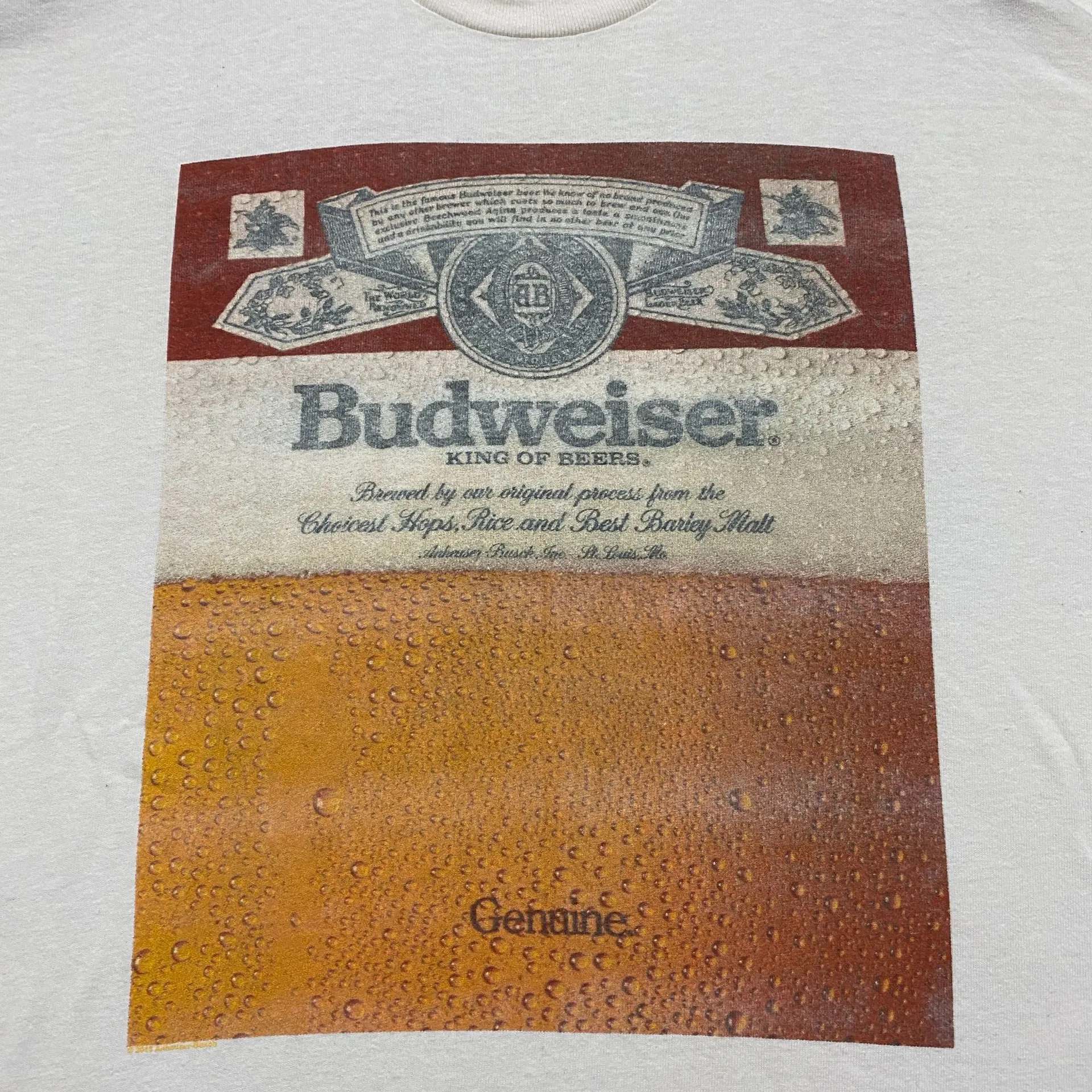 Budweiser Beer T-shirt Size Medium - Image 2