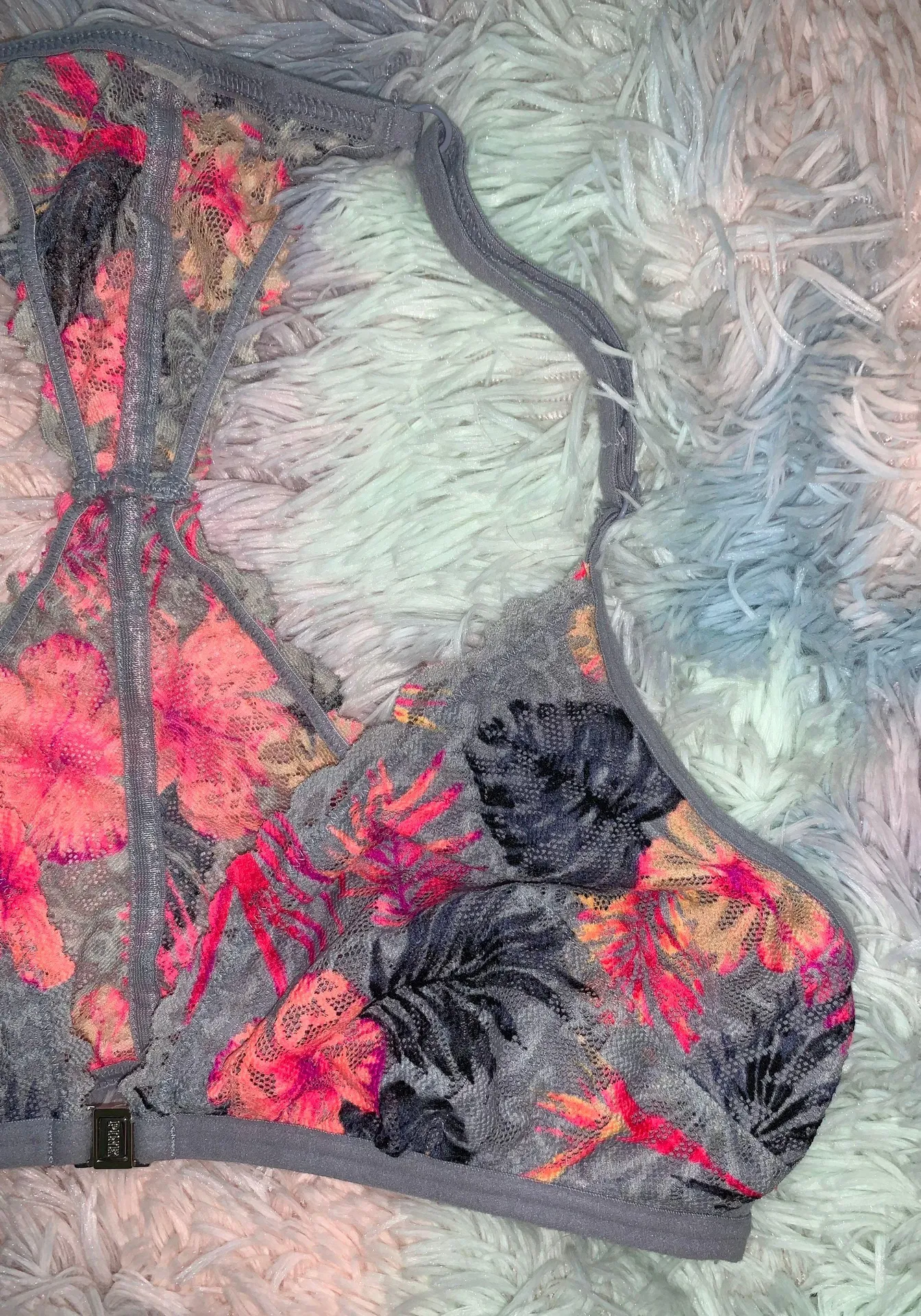 PINK Victoria's Secret Floral Bralette - Image 5