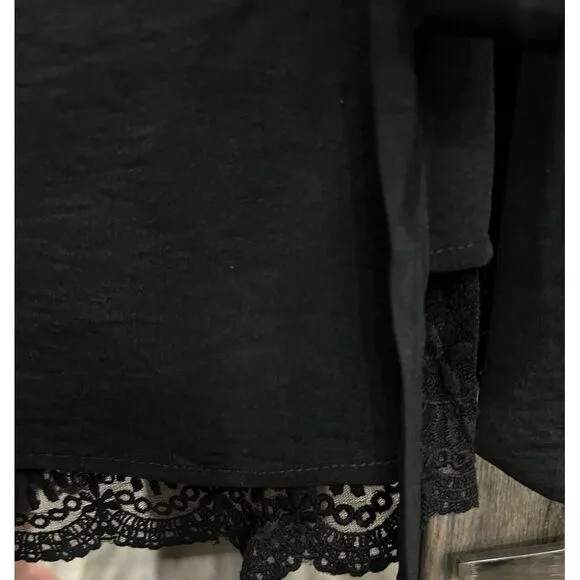 She + Sky‎ Sleeveless Side Tie Top, Size S - Image 3