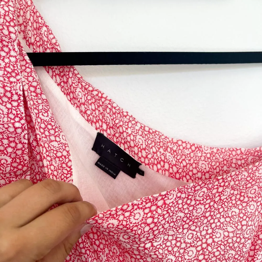 HATCH The Iona Dress Ruby Wildflower Pink - Image 2
