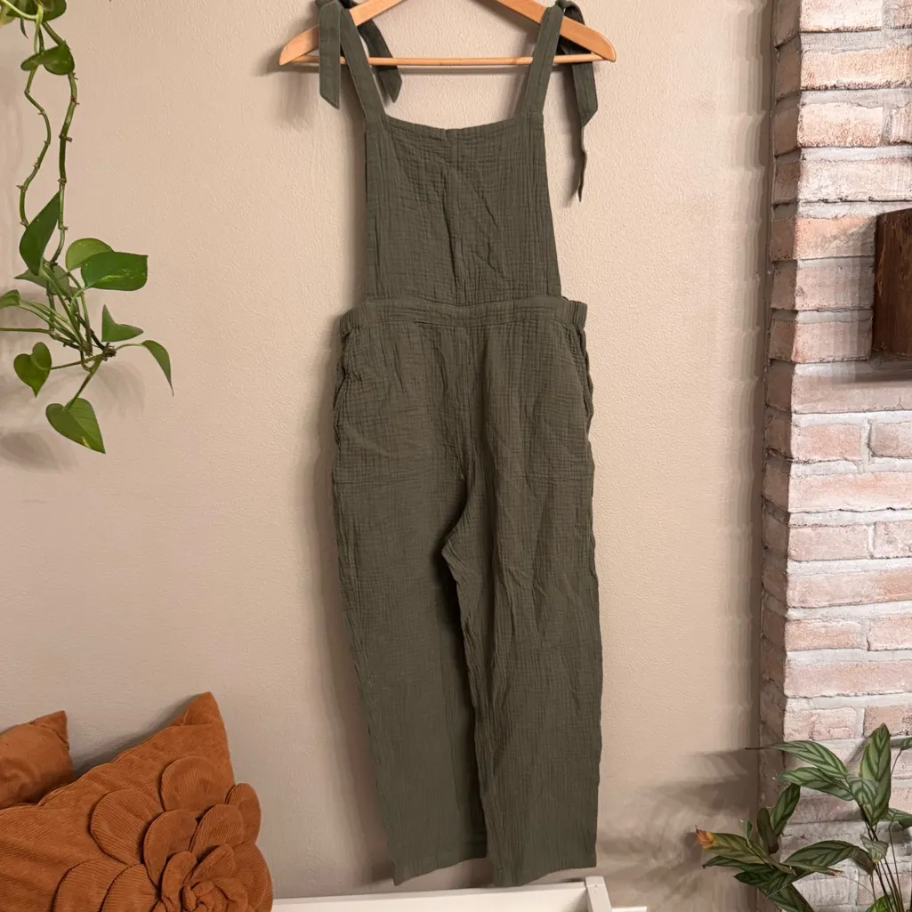 UPWEST Linen‎ Jumpsuit Green - Image 2