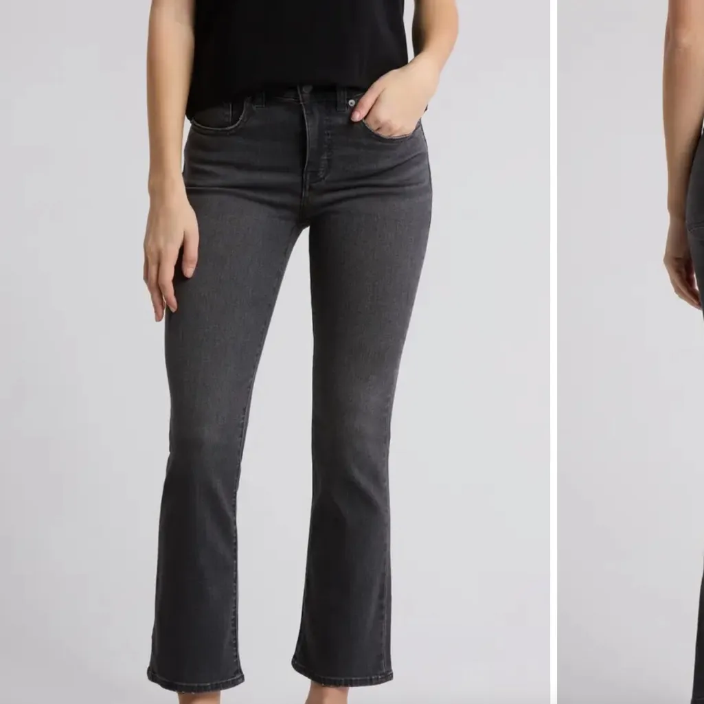 Madewell Black KICK OUT mid rise Women's flare Jeans Size 28 - Image 11