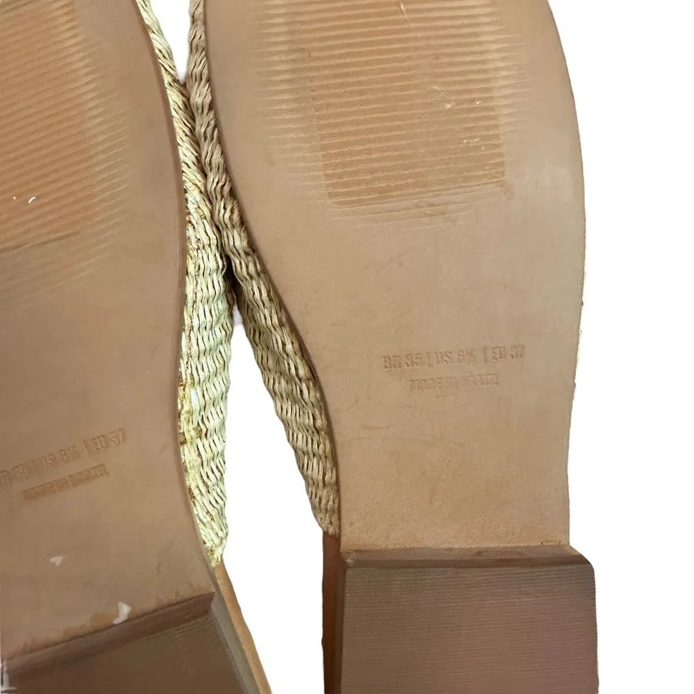 NEW Farm Rio Macaw Beaded Raffia Mule - Image 8