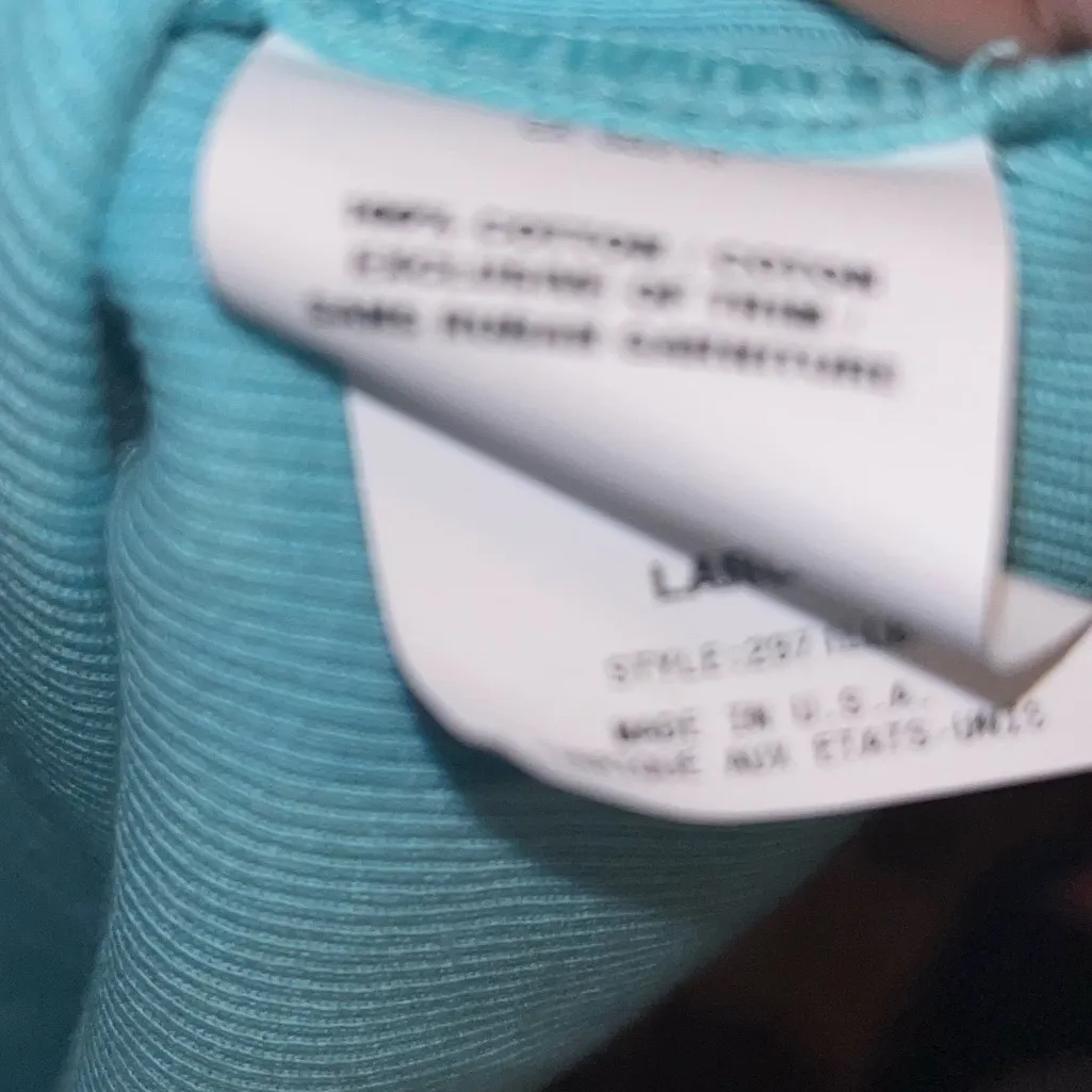 Vintage y2k early 2000s embellished tank RARE Blue Size L - Image 3