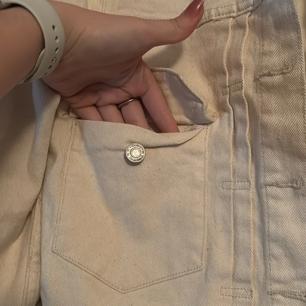 Oat Off White Jean Jacket size s - Image 3