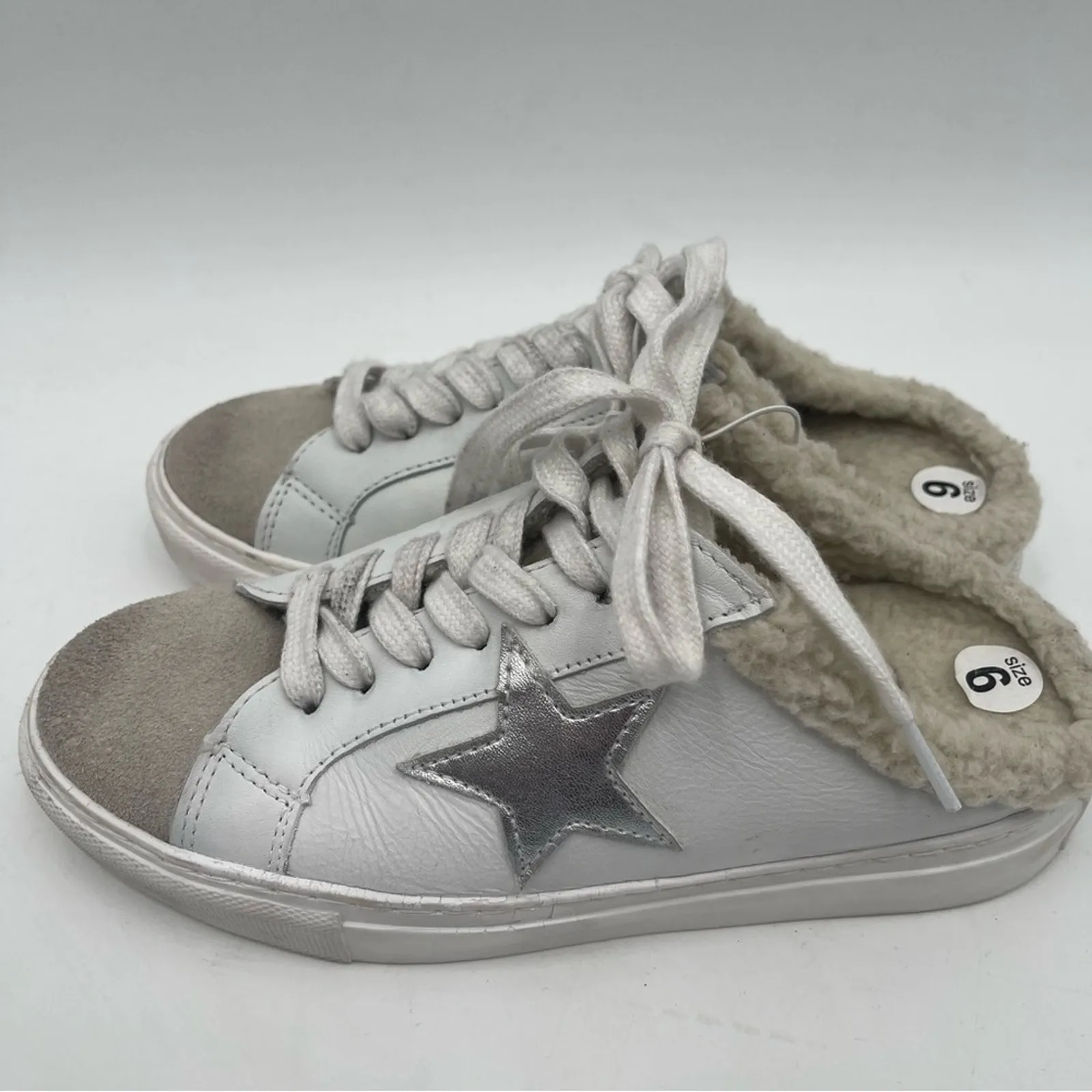 NEW STEVEN Shoes Steve Madden Prancey Slip On Sneakers Multi White Size 6 NWOT - Image 2