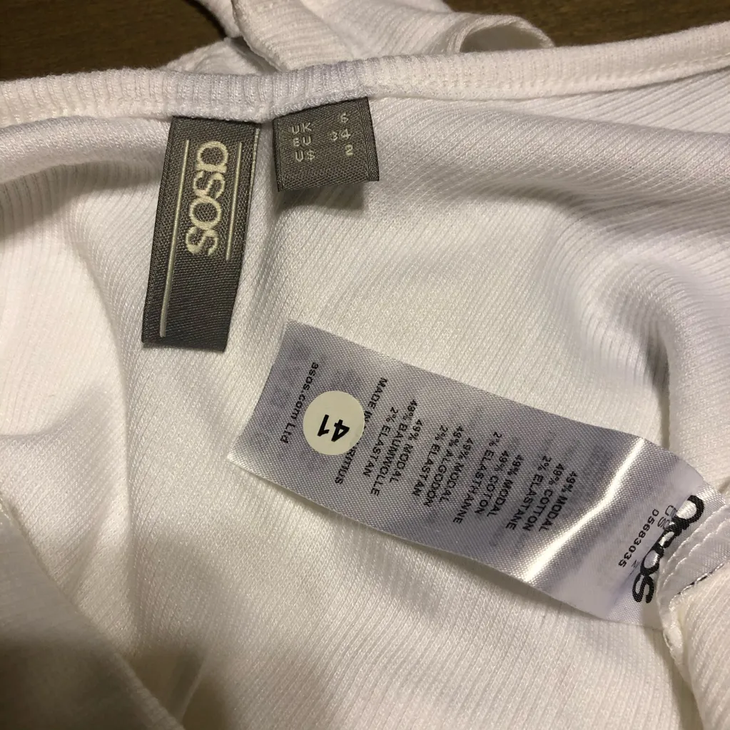 ❤️ ASOS white spaghetti strap body suit ❤️ - Image 4