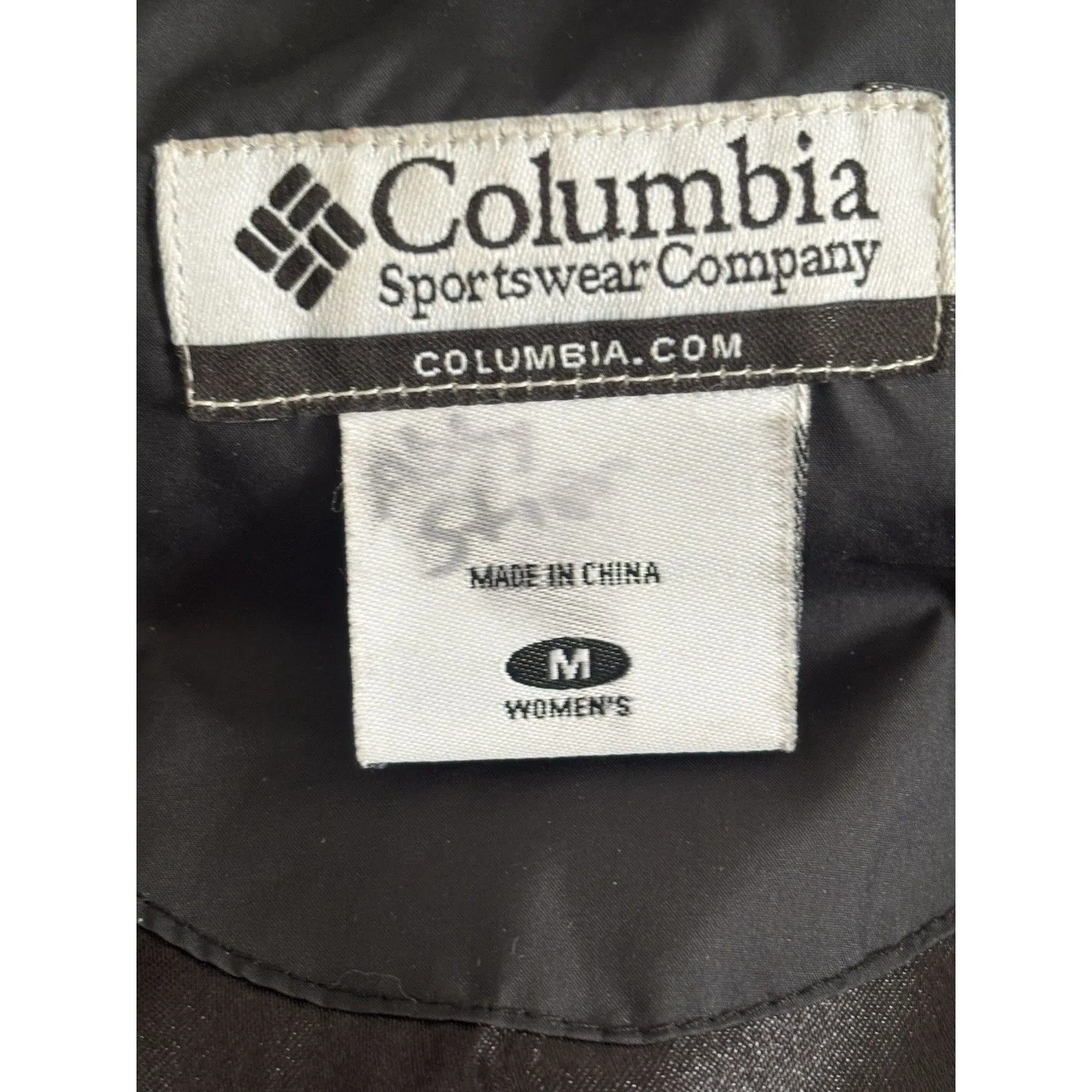 Columbia Women’s Black Down Puffer Jacket Winter Ski Snow Coat Size Medium - Image 6