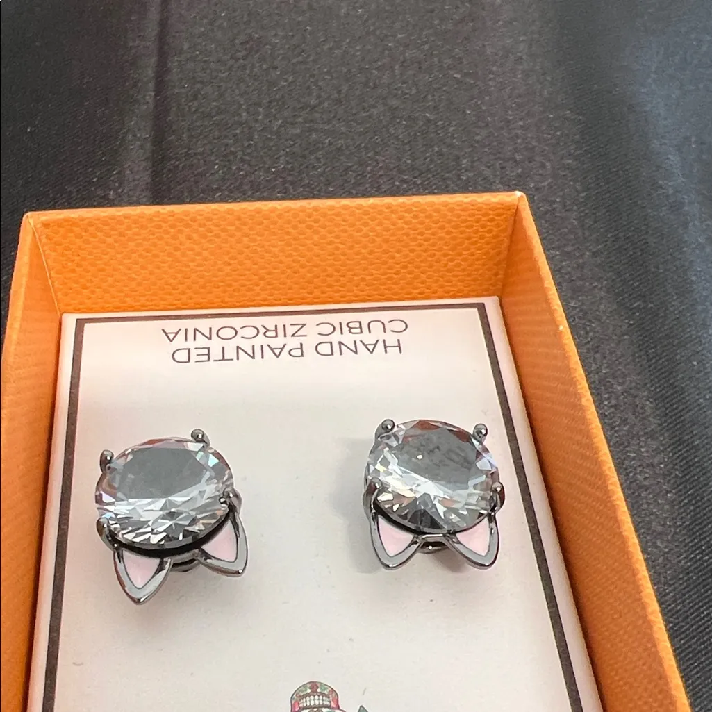 True To Form | Cat Earrings Purple - Image 5