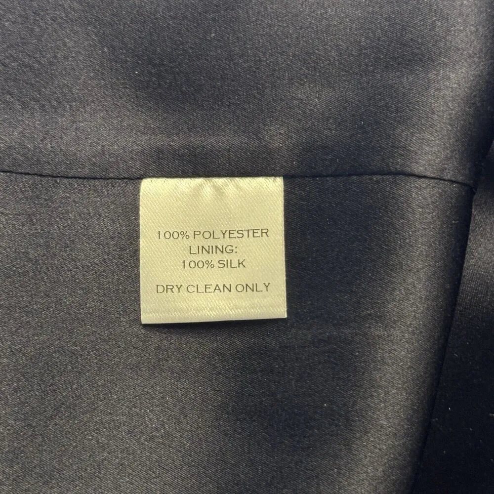 Harvey Faircloth Dress Womens 2 Blue Mesh Office Professional Neutral Minimalist - Image 5