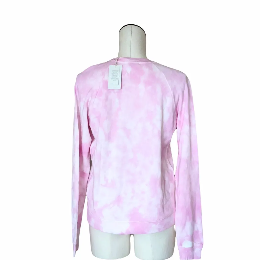NWT Lucky Brand Tie Dye Pink Sweatshirt Pullover - Image 5