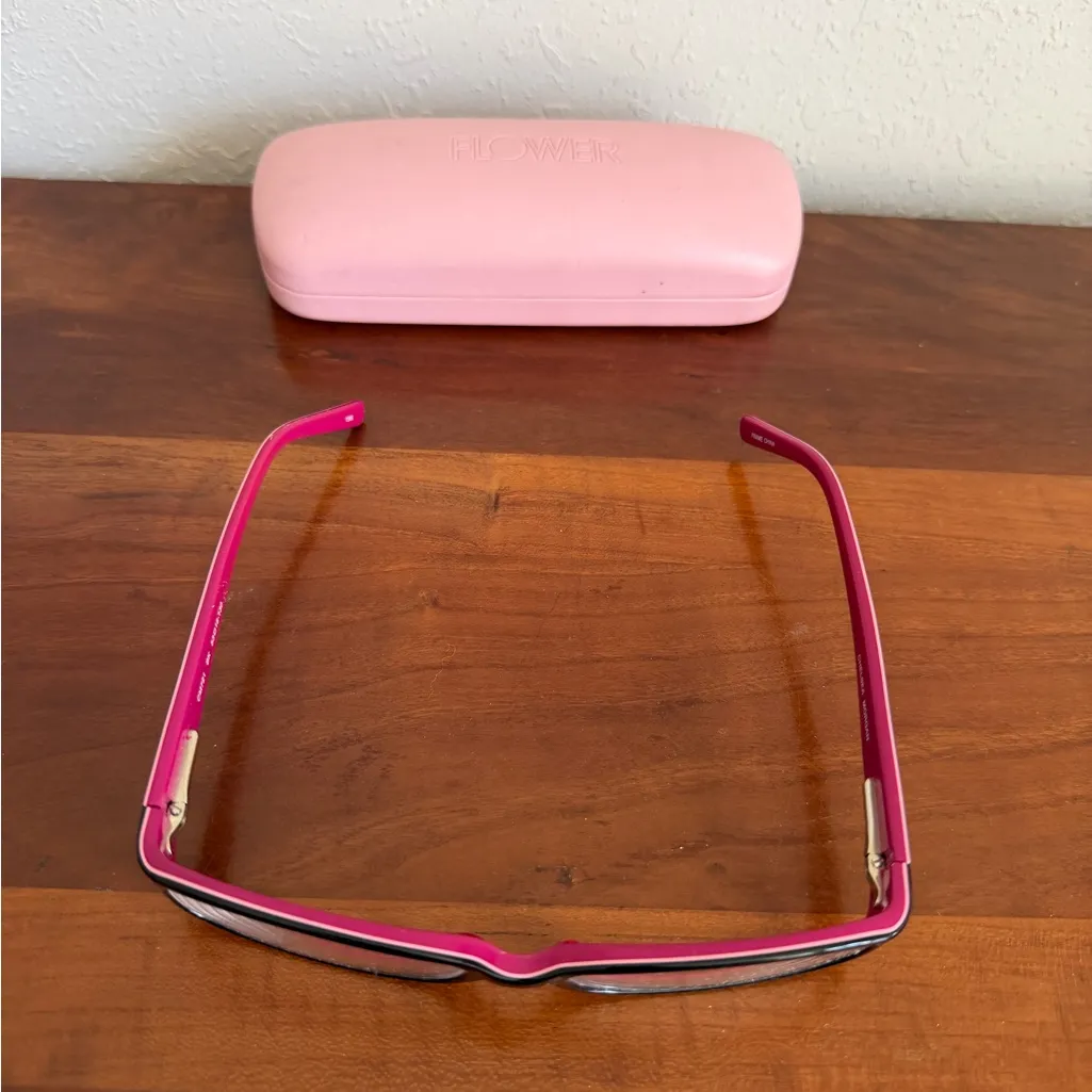 Chelsea Morgan CM721 Black Magenta Eye Glasses Eyewear 53 16 130 Frames Classic - Image 2