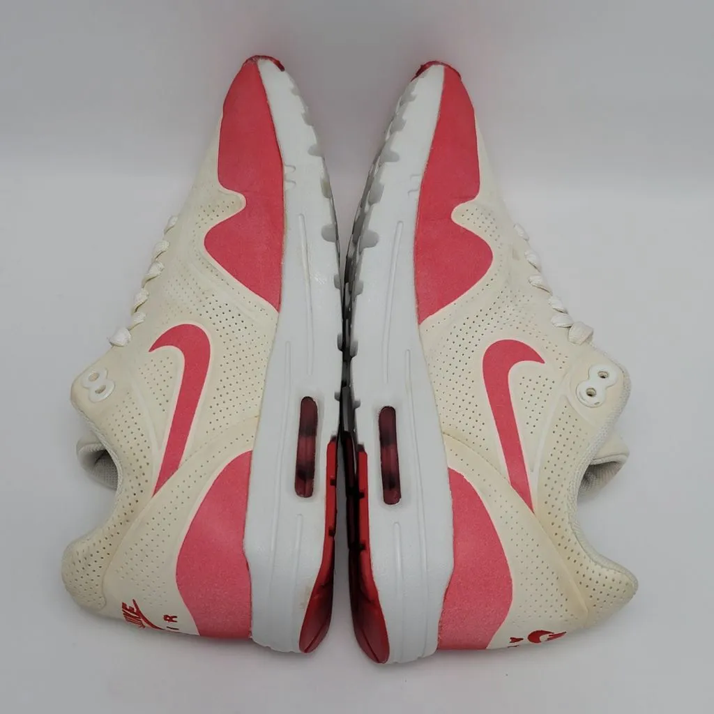 Men's Nike Air Max 1 Ultra Moire Sneakers Size 7.5 White Red - Image 11
