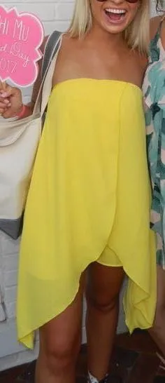 Missguided Yellow Misguided Romper - Image 2