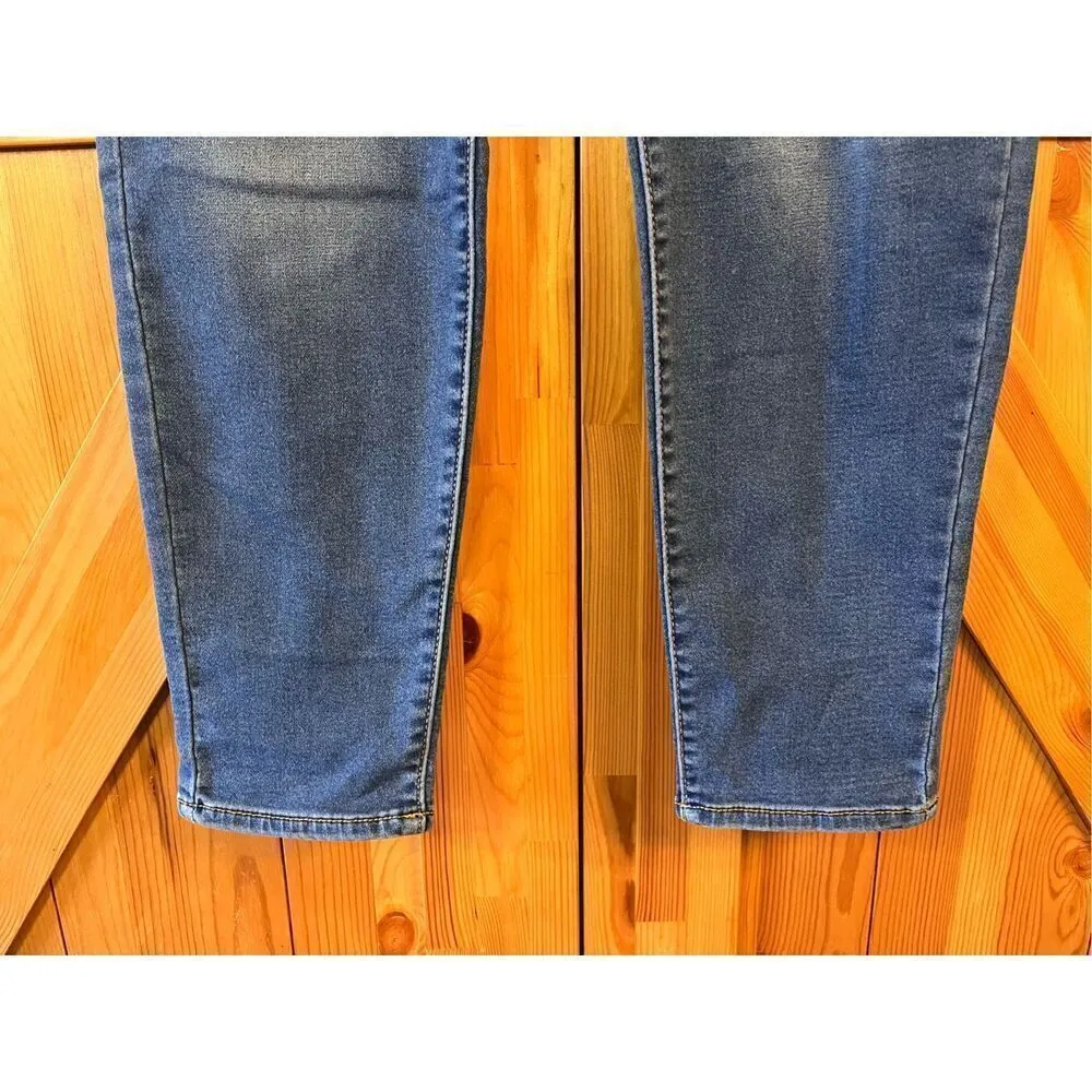 US POLO ASSN HIGH-RISE Skinny Jeans Med Wash size 17 (3491) - Image 2