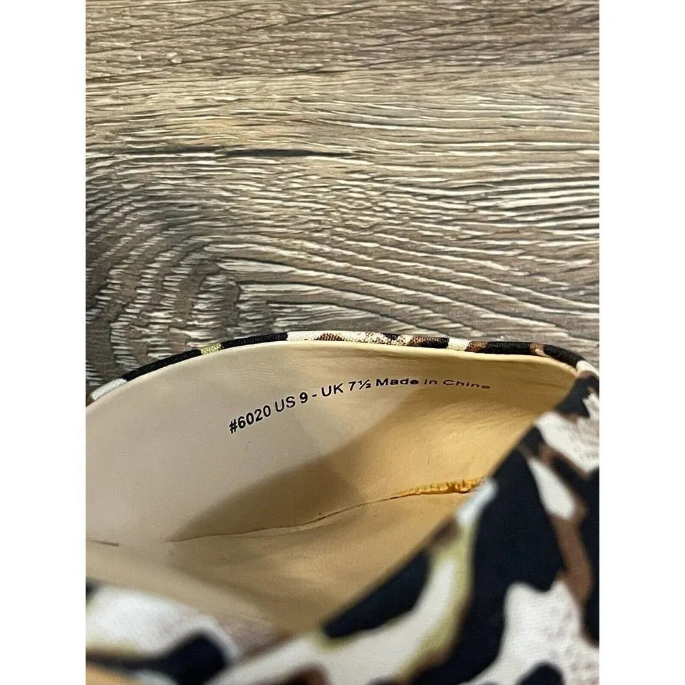 Cabi 6020 Kiki Leopard Closed Toe Heels Women’s Size 9 Ankle Buckle - Image 9