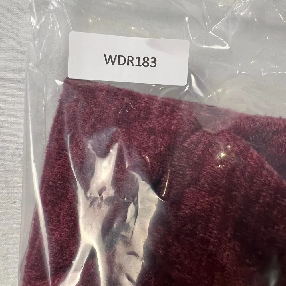 Uncle Frank Rust Red Mock Neck Bell Sleeve Dress Size L - Image 7