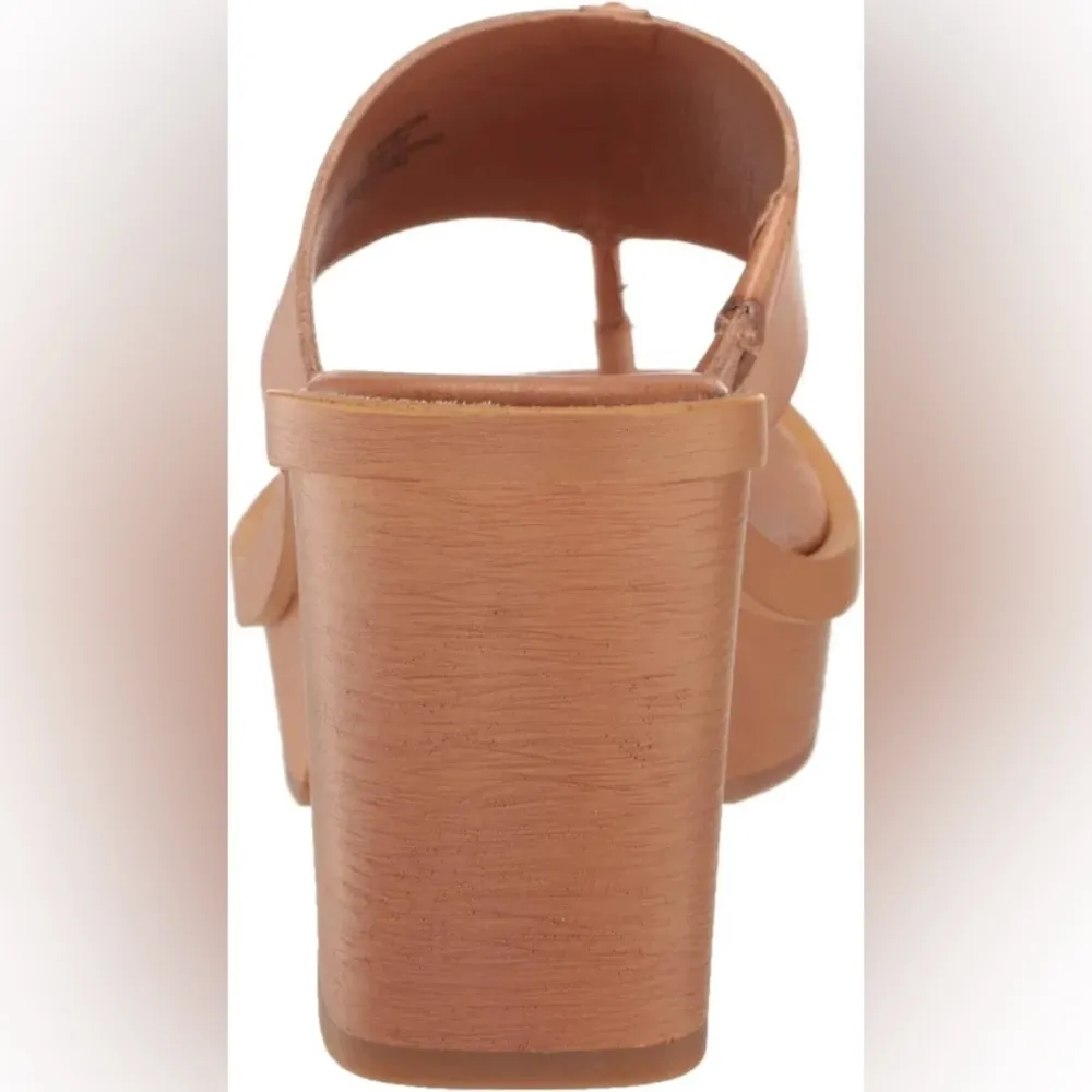 Women’s Lucky Brand Mandelina Faux Leather Clog Platform Sandals size 8 - Image 3