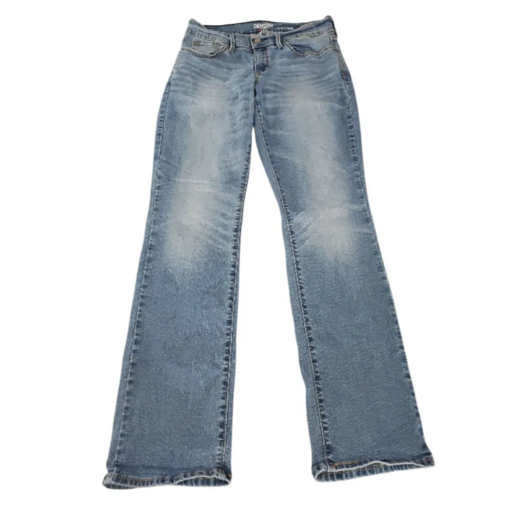 Denizen Levi's Women's Blue Jeans Curvy Slim Flare Leg 4 - Image 3