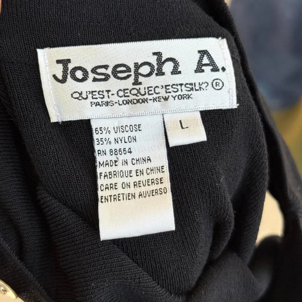 vintage black tank top with button details - Image 3