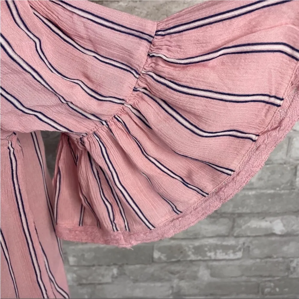 American Eagle Striped Crop Top - Image 3