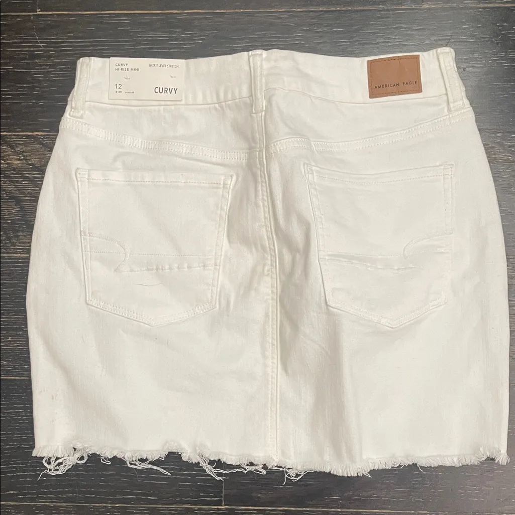 American Eagle Outfitters White Mini Skirt - Image 2