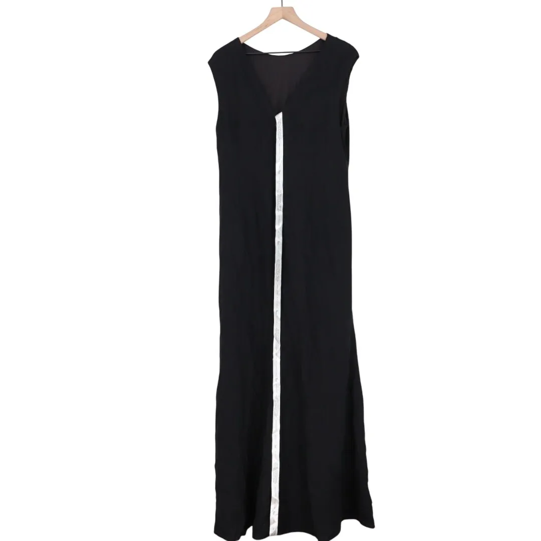 After Six Sleeveless Cap Shoulder Crepe Maxi Dress Trumpet Skirt In Black - Image 10