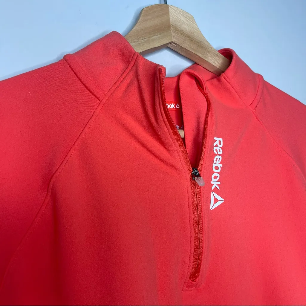 Reebok Athletic Performance 1/2 Zip Melon Pullover w Pockets (Large) - Image 4