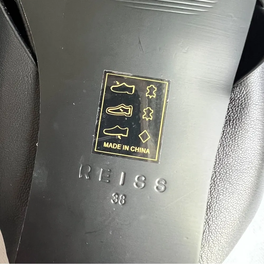 Reiss Brooke Slide Sandals in Black - Image 5