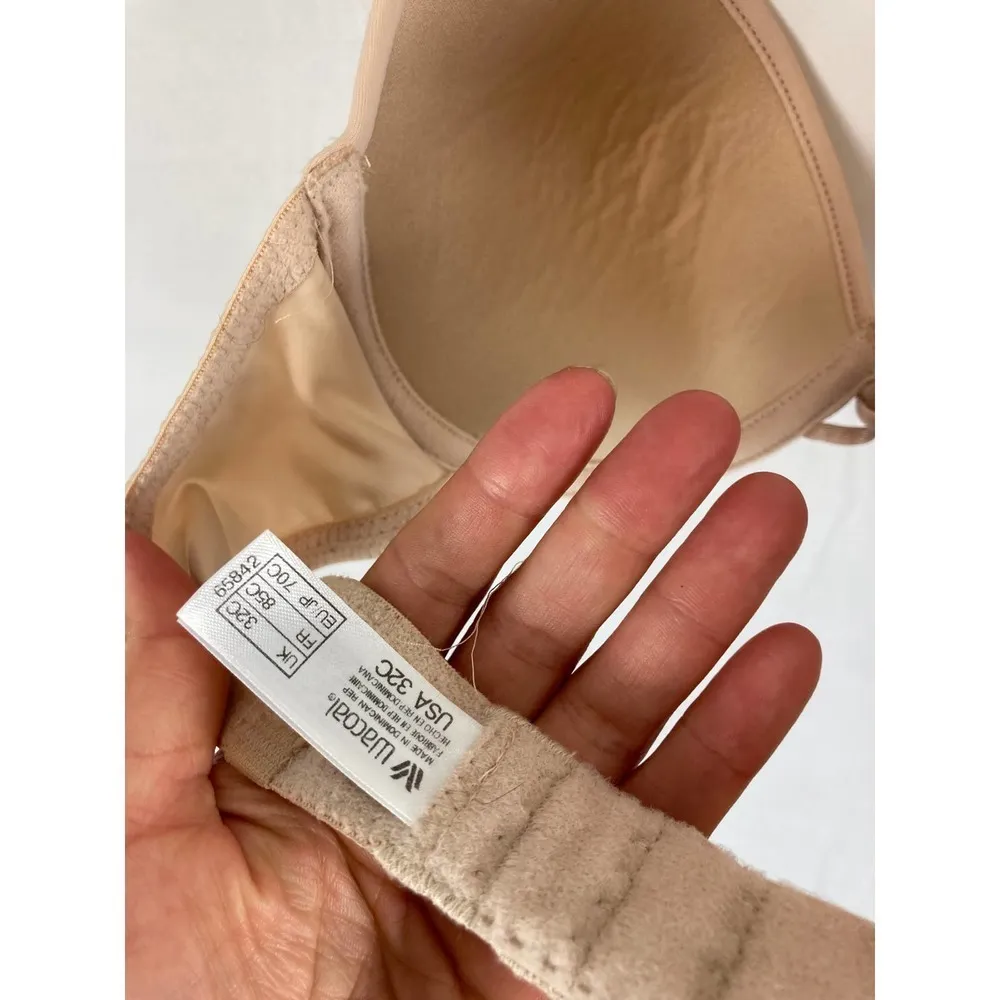 Wacoal Women's 65842 Nude Lightly Padded Cup Underwire Demi Bra  32C - Image 4