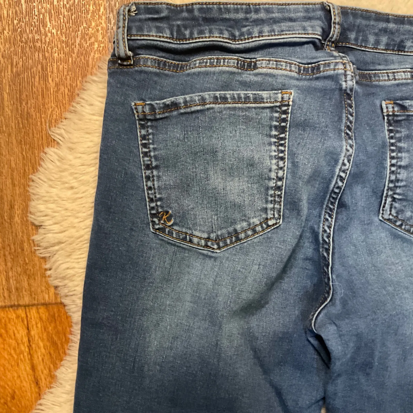 Kut From The Kloth Boyfriend Denim Jeans Size 10 Womens Dark Blue - Image 8