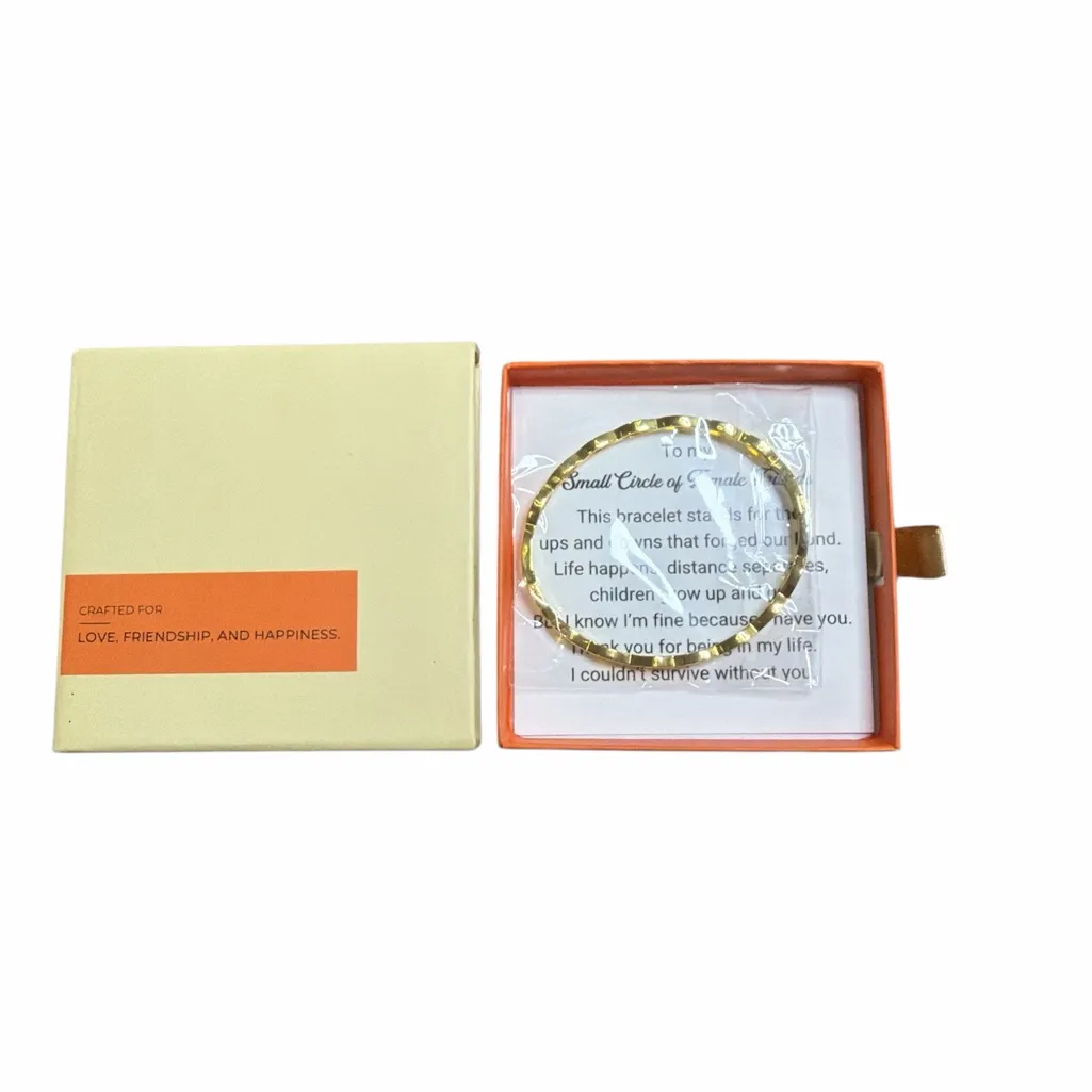 Gold Bangle for Best Friend - Image 4