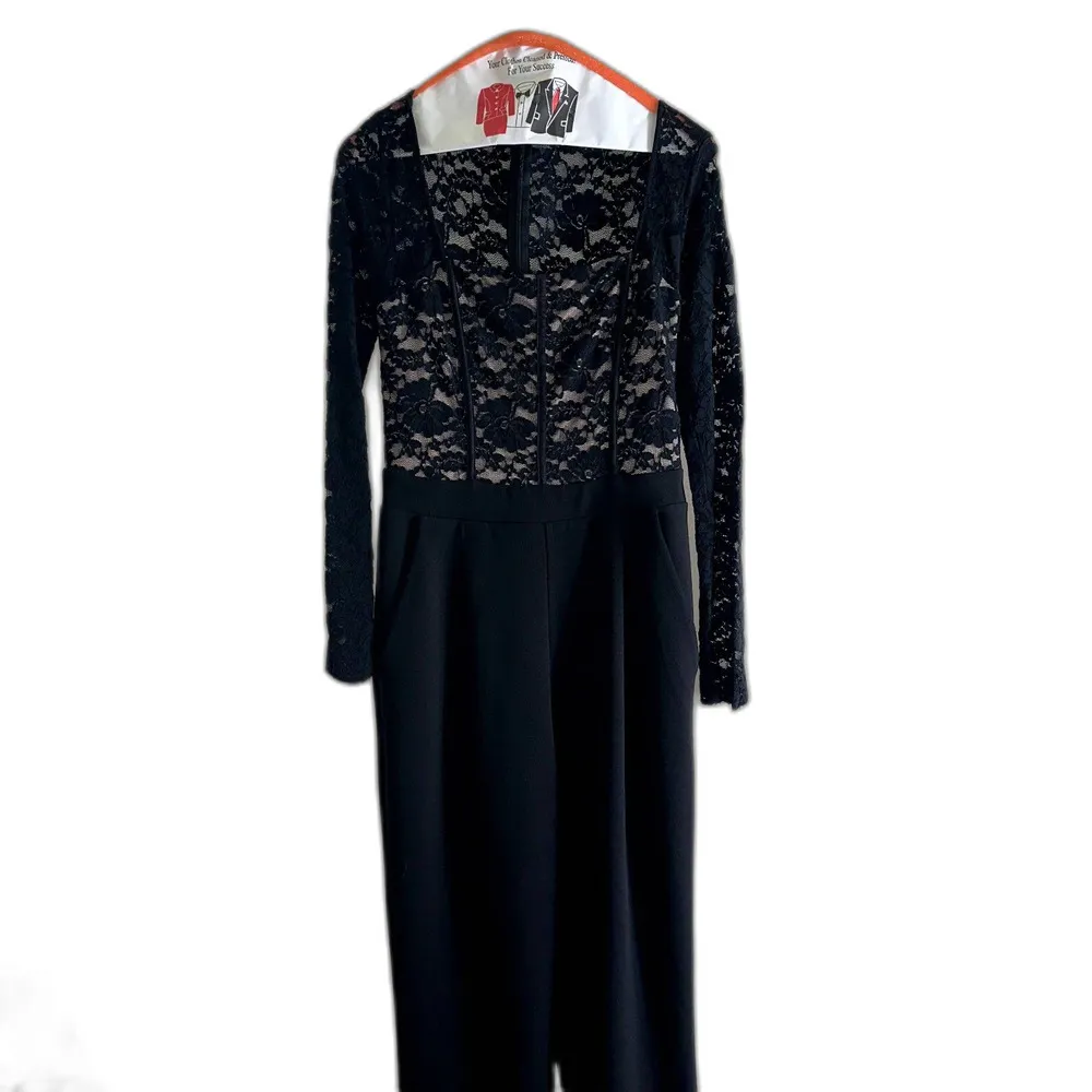 express lace bodice jumpsuit - Image 4
