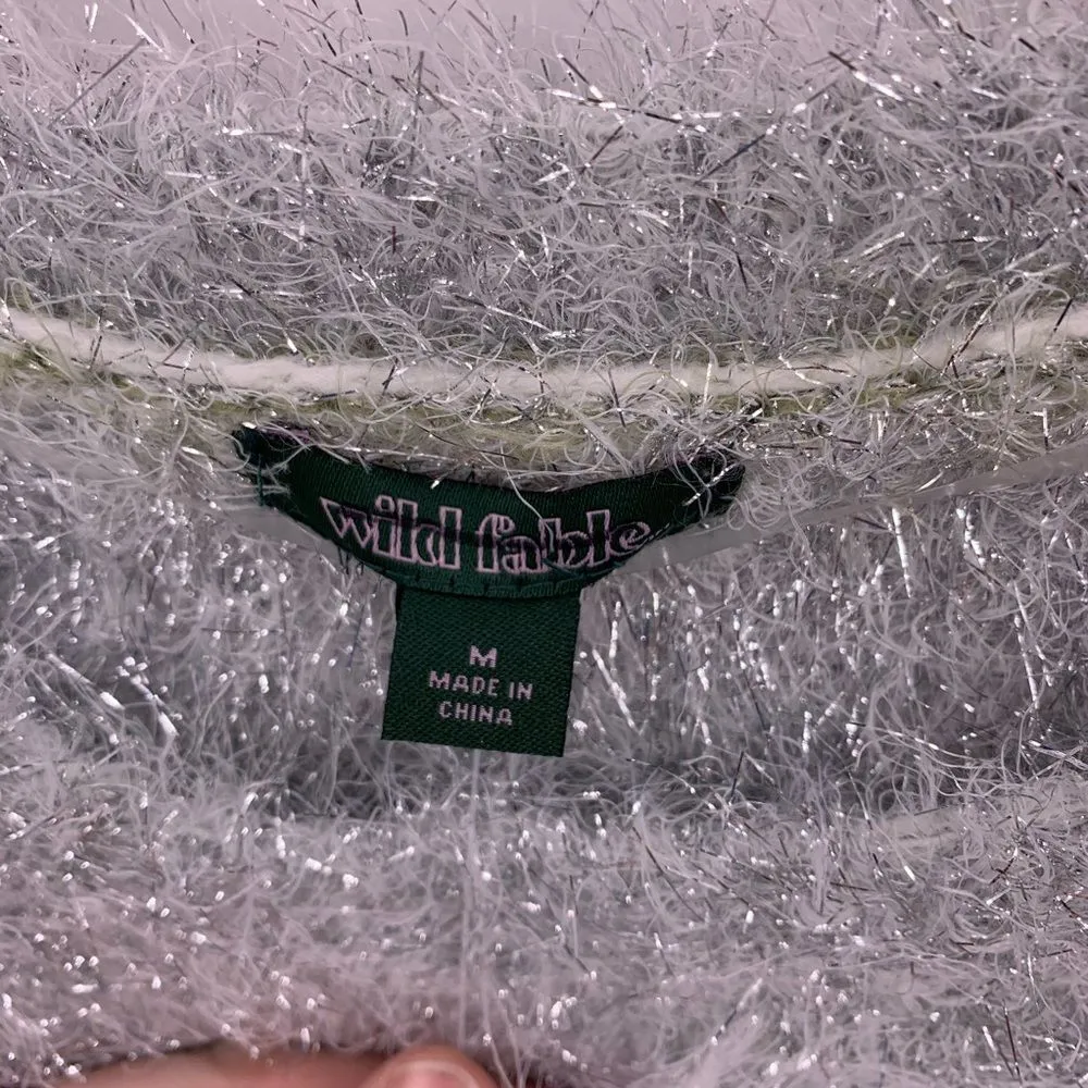 Wild Fable stripe confetti sweater medium NWT - Image 30