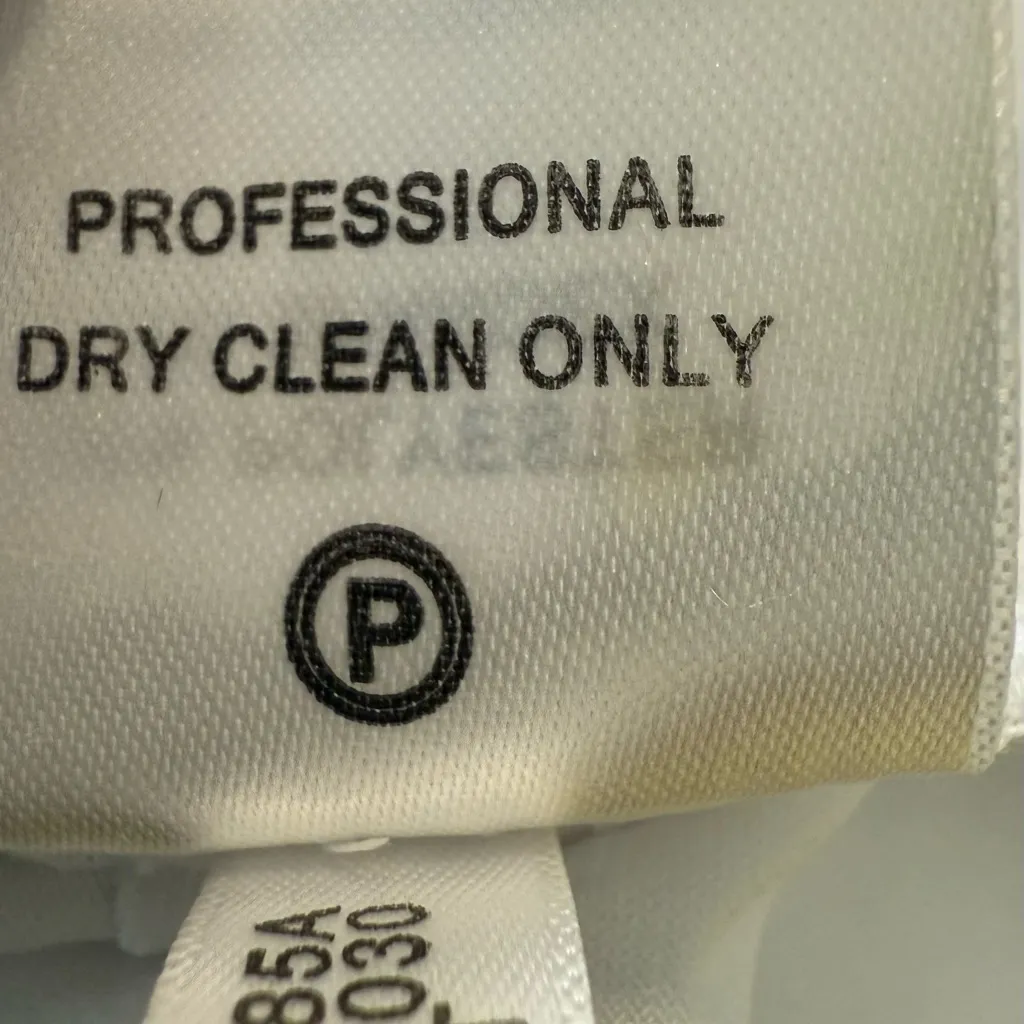 Calvin Klein Women's White Sleeveless Side Ruching Top Medium - Image 7