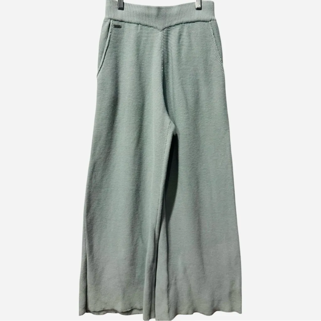 The Normal Brand Helen Henley Wide Leg Pants Thermal Sweater Set Sea Blue XS / S - Image 8