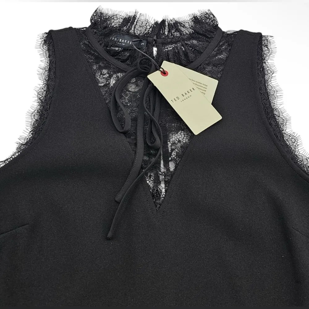 Ted Baker - NWT | Chharis Shift Sleeveless Stretch Dress | US 6/Ted 2 - Black - Image 15