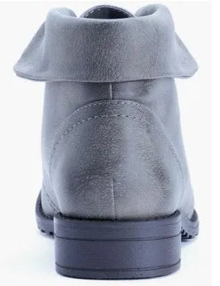 Sonoma Life Style Fold-Over Gray Boots - Size 10 - Image 7