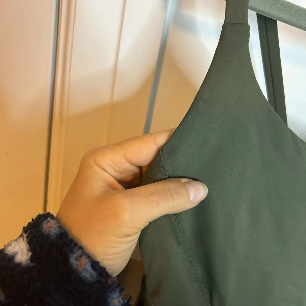 Lululemon Olive Green Strappy Active Tank - Image 4