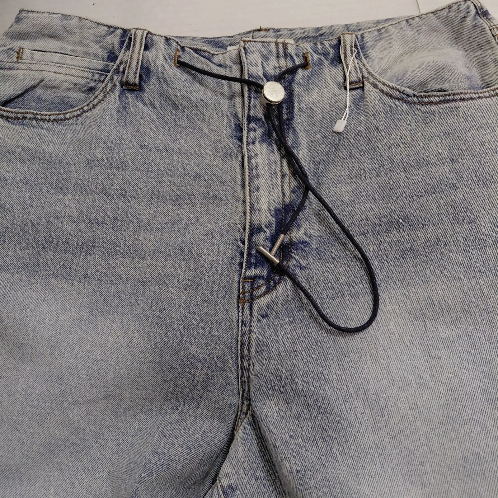 Habitual Womens Wide Leg Jeans Size 8 Light Wash High Rise Denim Elevated Boho - Image 7