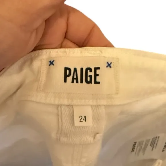 Paige Emmie Ankle White‎ Jeans nwot - Image 7