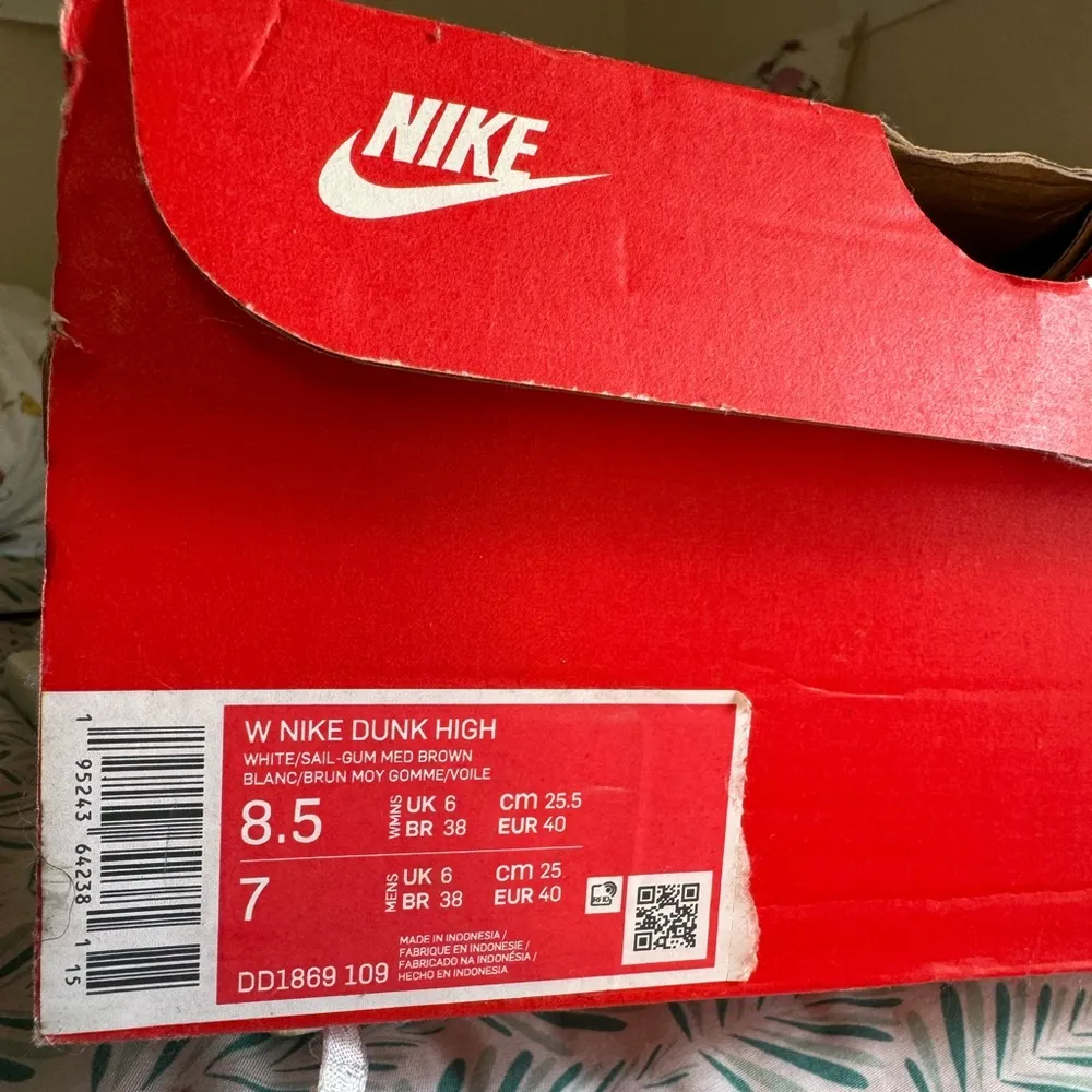 Nike dunk high top sneakers - Image 8